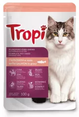 Tropi Hr. Umeda cu Somon pt. Pisica Plic 100g