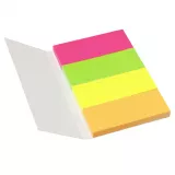 Index adeziv hartie 20x50mm 4 culori neon 200 page marker Info Notes