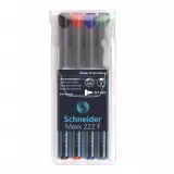 Set 4 x marker permanent OHP Schneider Maxx 222 F 0.7mm