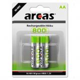 Baterie Reincarcabila Arcas AAA LR3 Acumulatori Preincarcati Ni-MH 1.2V 800mAh Blister 2 Solar