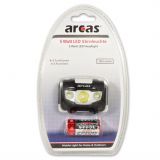 Lanterna de cap cu 3 LED 5W, include 3 x AAA R3, Arcas