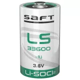 Baterie Litiu Saft 3.6V LS33600 17000mAh, Dimensiuni 33.5 x 61.5 mm Bulk