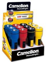 Lanterna cu LED, 4 culori, utilizeaza 2 x D R20, Camelion