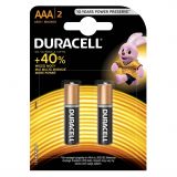 Baterii Alcaline AAA LR3 1.5V DuraCell Blister 2