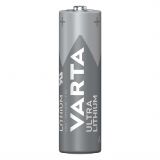 Litiu - Baterie Litiu 1.5V AA LR6, Dimensiuni 14.5 x 50.5 mm Varta Blister 4, https:b2b.globstar.ro