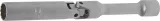 BGS 2987 Cheie tubulara articulata de bujii 14 mm in 12 colturi, antrenare 10mm( 3/8"), lungime 180 mm