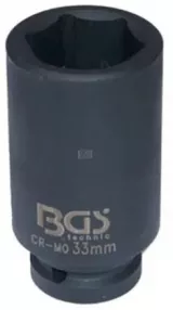 BGS 5333 Tubulara de impact 33 mm adanca cu profil Hexagon, antrenare 3/4''