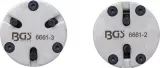 BGS 6661 Set adaptoare presare pistoane de frână universal cu 2 şi 3 ştifturi, 2 piese
