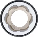BGS 7510-17 Cap cheie tubulara profil spiral 17 mm extractoare de șuruburi, actionare hexagon exterior 17 mm