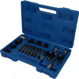 Brilliant Tools BT571020 Set de biți și chei tubulare pentru alternator, 18 piese