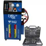 Brilliant Tools BT626050 Dispozitiv de spălare / inlocuire ulei pentru transmisii automate, inclusiv set de adaptoare cu 35 de piese