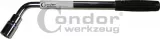 Condor 1105 Cheie de roti, 17/19mm, maner extensibil max 500 mm