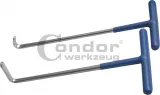 Condor 4564 Set carlige pentru montat/demontat tampoane de cauciuc la esapament, 2 buc