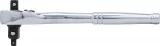 BGS DIY 71015 Clichet reversibil, Integral din oţel, cu dantură fină, 3-in-1, 6,3 mm (1/4") / 10 mm (3/8") / 12,5 mm (1/2")