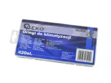Geko G02818 Set oring aer conditionat, 420 piese, 18 dimensiuni diferite