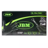 JBM 54179 Manusi mecanic auto, nitril negru - 7 mil, marimea XL, 90 Buc