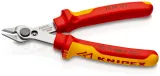 Knipex 7806125 Electronic Super Knips® VDE Sfic de precizie Ø 0,2 – 1,6 mm,  manere multicomponent, testate VDE, lungime 125 mm