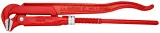 Knipex 8310015 Cleste pentru țevi la 90° vopsit electrostatic în roșu, lungime 420 mm