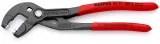 Knipex 8551180A Cleste pentru coliere din bandă elastică, manere acoperite cu material plastic aderent, lungime 180 mm
