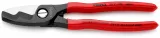 Knipex 9511200 Cleste de tăiat cabluri cu tăiș dublu Ø 20 mm / 70 mm², manere acoperite cu plastic, lungime 200 mm