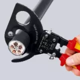 Knipex 9536280 Cleste pentru taiat cabluri Ø 52 mm / 380 mm², lungime 280 mm