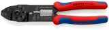 Knipex 9721215B Cleste de sertizat 0,5 - 2,5 mm², manşoane multicomponent, lungime 230 mm