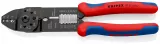 Knipex 9721215C Cleste de sertizat 0,5 – 6,0 mm², manşoane multicomponent, lungime 230 mm