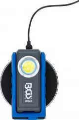 BGS 85348 Lampă de atelier COB-LED cu magnet si cârlig rabatabilă cu funcţie de încărcare inductivă
