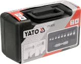 Yato YT-0638 Set flanse pentru inlocuit inele de etansare, simeringuri 40 - 81 mm, 10 piese