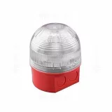Sirena adresabila cu FLASH transparent, 3 tonuri,  de interior, cu izolator IP65 92-100dB (A).