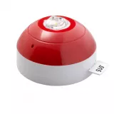 Indicator Luminos  si Audio  Adresabil de tavan   VAD Rosu , sesizabil de la max 15M