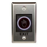 Buton cerere iesire cu infrarosu "No-touch Exit Buton". Iesire releu NO/NC max 2A@30Vdc
