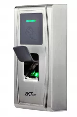 Terminal standalone de control acces cititor de amprenta si proximitate 125KHz (carduri EM 26 bit). Porturi: Wiegand In/Out, TCP/IP, RS485, USB Host, Iesire yala, Monitorizare usa, REX, Iesire Alarma.