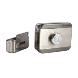 Yala electromagnetica aplicata. Fail-secure. Tensiune functionare 12V DC, curent nominal 20mA, curent maxim 300mA.