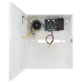 Sursa 12V DC, liniara, max 5 A in cutie metalica cu tamper si loc pentru acumulator 12V 40Ah
