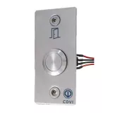 CADRU BUTON MONTARE, INOX, CDVI