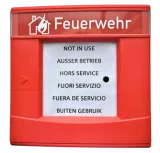 Buton adresabil semnalizare manuală, dublă acțiune, roșu, conectați la zona ex-barieră SB3 Ex, IP54