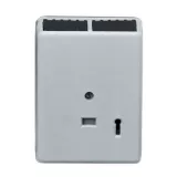 Buton de panica cu dubla actiune, alb