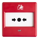 Buton manual de incendiu wireless ,IP44, culoare rosie, 868-870 MHz