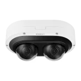 Cameră dome de rețea multidirecțională pentru exterior, 6MP, 2 senzori, cu vedere nocturnă