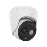 Cameră termică bi-spectrală pentru detectarea timpurie a incendiilor , senzor termic QQVGA și senzor vizibil de 3MP , IP66/IP67, IK09