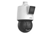 SPEED DOME IP - Camera  PTZ IP 4+4MP - UNV, Seria PRIME,PTZ Zoom optic  25X,IR 100m + imagine ansamblu, lentila fixa 4mm, IP67, https:b2b.sielinvest.ro