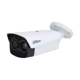 Camera termala hibrida , 4MP, CMOS 1/1,8", IR 80M, Termic 25mm, Visibil 12mm, Heat detection and alarm, tripwire, intrusion, target filtering, temperatura functionare  –30 °C to +70 °C , IP67, Micro S