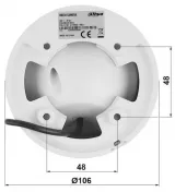 Camera video Full color HDCVI/ TVI/ AHD/ CVBS eyeball, senzor CMOS 1/2.8" Sony, rezolutie 2MP, lentila 2.8mm , IR40M,IP67