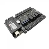 Unitate control acces pentru 4 usi unidirectionale, suporta patru cititoare wiegand. Porturi: RS485, TCP/IP, 12 intrari/ 8 iesiri