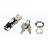 Contact cu cheie tip latch, 3 chei, contact dublu C/NC/NO