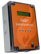 Interfata inteligenta cu afisaj LCD 2X16 caractere , pentru identificarea exacta a punctului de alarma pentru seria de cabluri termosensibile  model FT