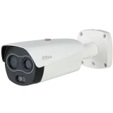 CAMERA TERMALA HIBRIDA, TERMAL  400x300 VOx senzor, optic 1/2.8" llentila termala 13mm Sony CMOS, FUNCTII INTELIGENTE, ALARME, Micro SD, IP67, PoE