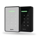 Ergo-X, tastatura de exterior cu membrana, cablu de 2m (8x0.22mm), 2 terminale I/O (OC 500 mA max.) Cititor RFID, buzzer multi-ton  tampe, neagra