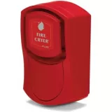 Sirena de evacuare cu 7 mesaje, Rosie, fara flash, cu Baza mica - pentru interior IP45, 100dB , montaj pe perete